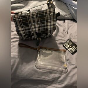 Patricia Nash Plaid Crossbody Bag Set
